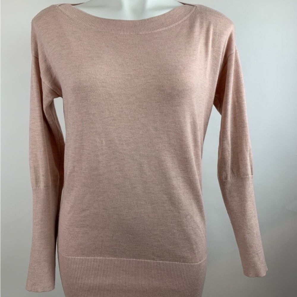 White House Black Market light pink sweater - Picture 2 of 4